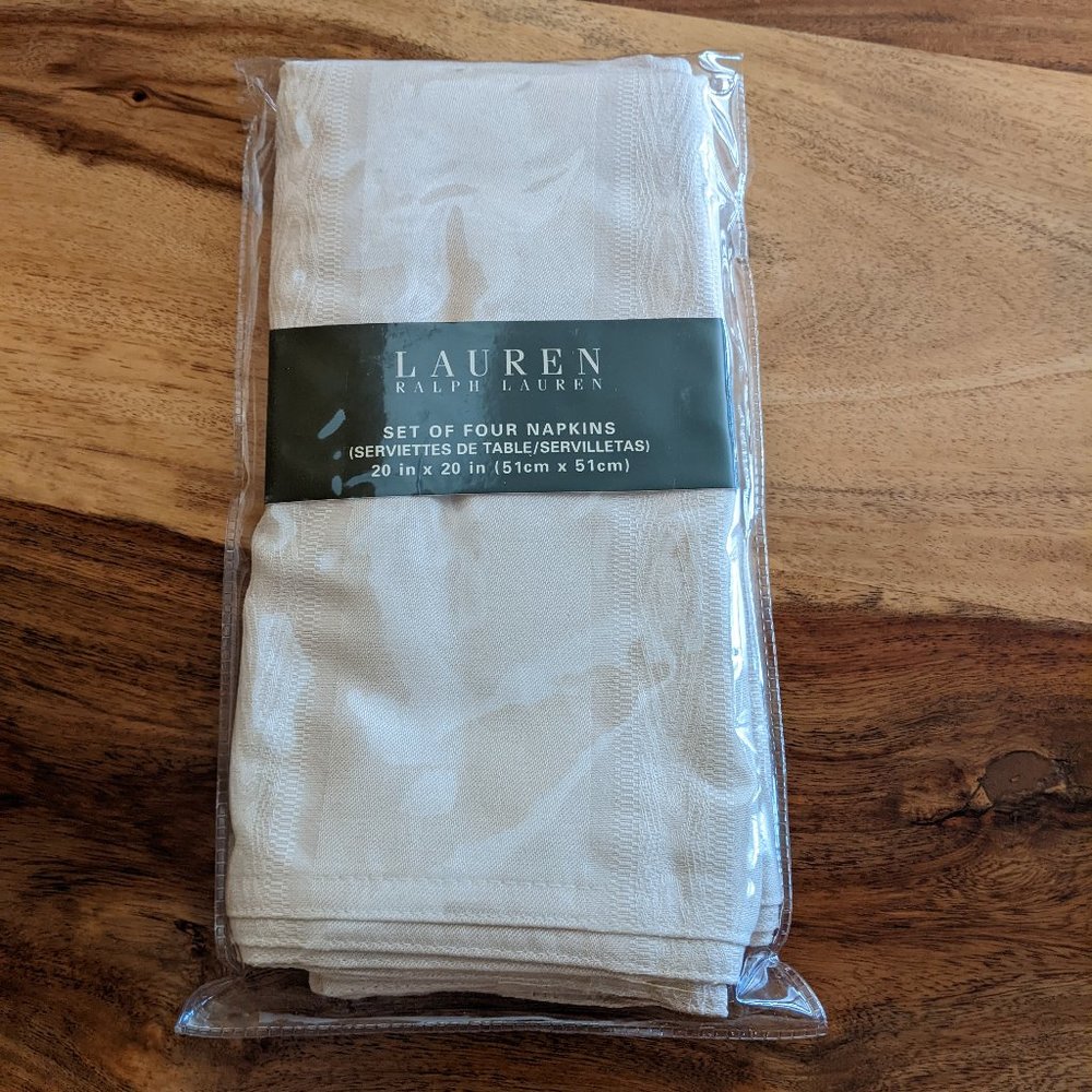 Ralph Lauren Linen Napkins - set of 4